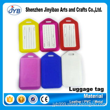 hot sale colorful cute plastic bulk luggage tags with cheap price